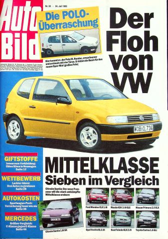 Deckblatt Auto Bild (30/1993)